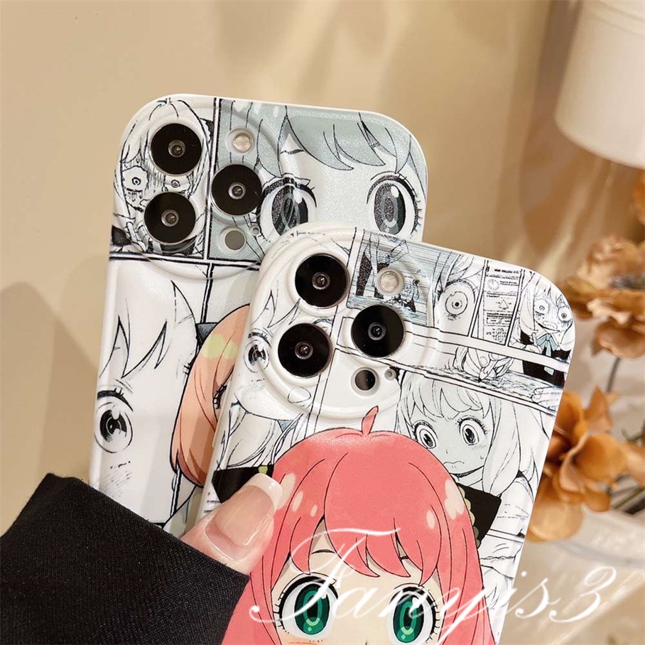 Ốp Điện Thoại TPU Mềm Đệm Khí Hình Nhân Vật Hoạt Hình Cho iPhone 14 13 12 11 Pro Max X XR Xs Max 8 7 6 6s Plus SE 2020