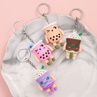 Móc khóa treo balo Trà sữa CUTE