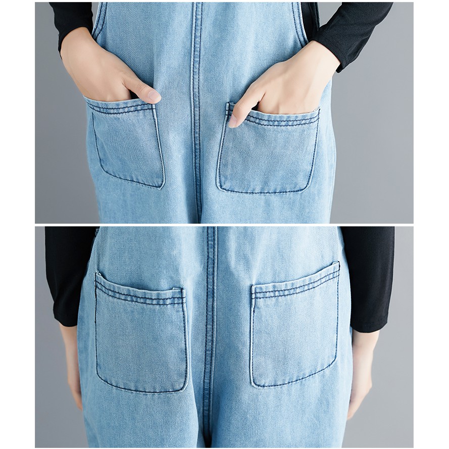 [ORDER] Quần yếm jeans bigsize cá tính | BigBuy360 - bigbuy360.vn