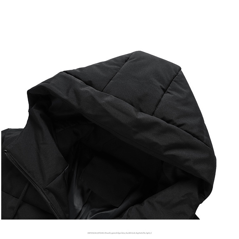 Adidas Thời Trang Mùa Đông Áo Khoác Nam Xuống Áo Khoác Nhiệt Dày Áo Tuyết Đen Parka Nam Ấm Áp Áo Khoác Ngoài