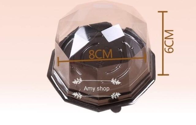 Hộp kính đế đen 1 bánh set 10 cái | BigBuy360 - bigbuy360.vn