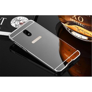 Ốp lưng tráng gương J7 pro màu ghi đen - Đủ 4 màu