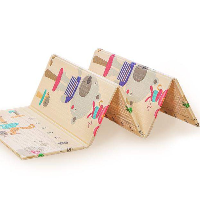 [Vệ sĩ bé yêu] Thảm xốp 2 mặt gấp gọn XPE phủ silicon