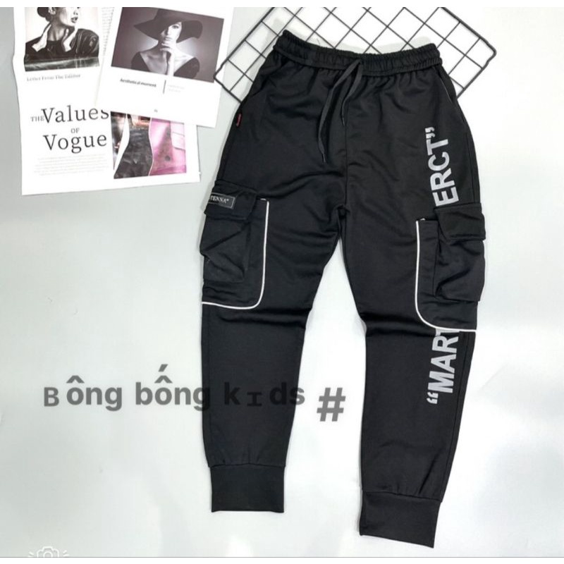 Quần Dài Umi Túi Hộp Bé Trai Size Đại cá tính 20-45kg