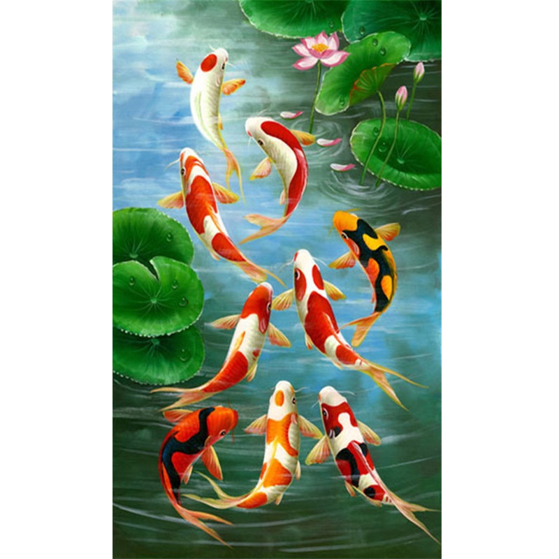Tranh kim cương 30 * 40cm Tự làm tranh đá hoạt hình