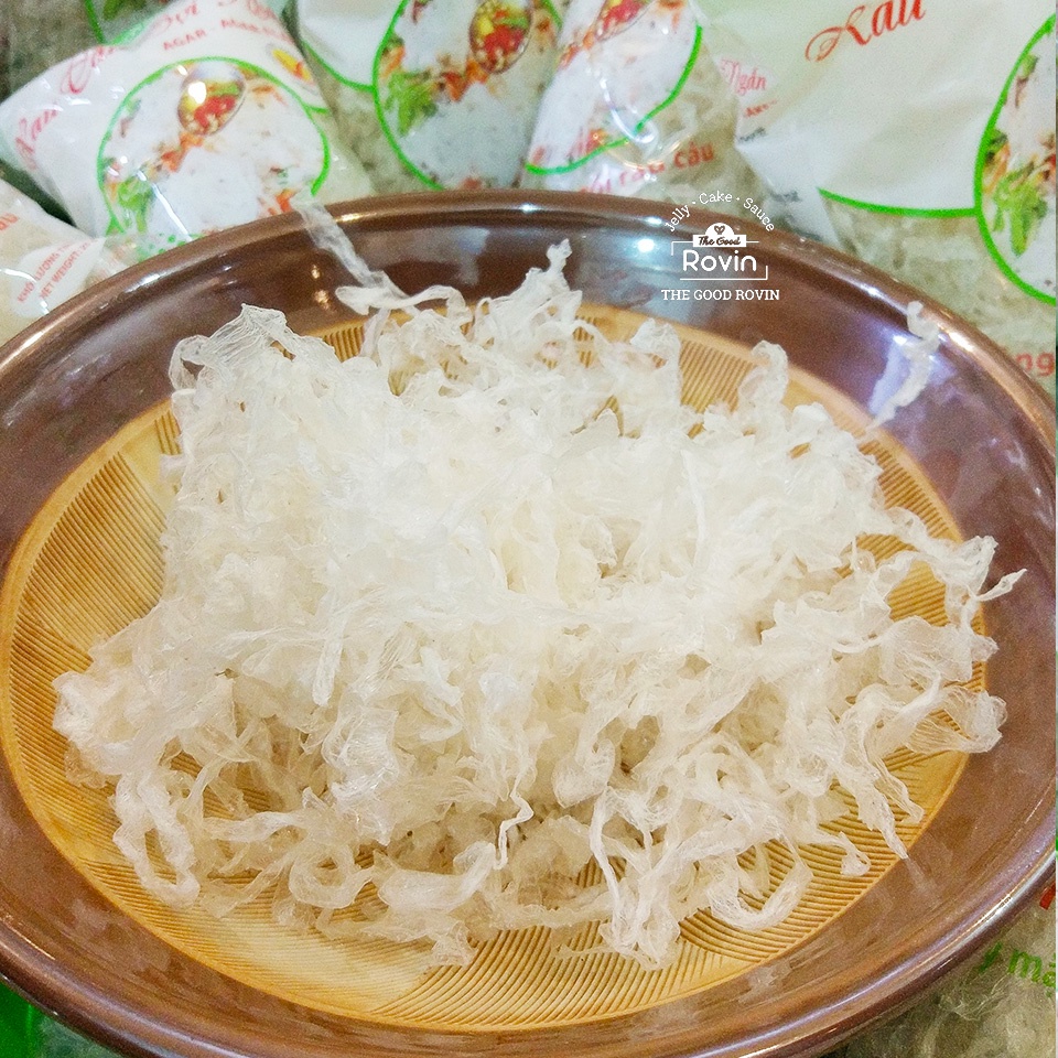 [TẠP DỀ + COMBO MÓN KETO] 5 gói rau câu sợi ngắn, 2 chai tương ớt tự nhiên, tạp dề cao cấp