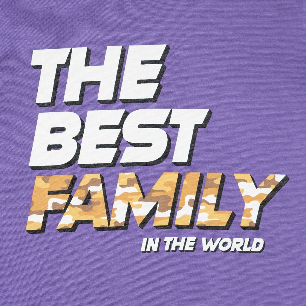 ÁO PHÔNG TRẺ EM GIA ĐÌNH ĐI BIỂN IN CHỮ