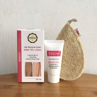 [Hàng chính hãng] kem tẩy lông essovi 30g, kem tẩy lông toàn thân