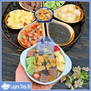 Set chè khúc bạch nấu 10 chén