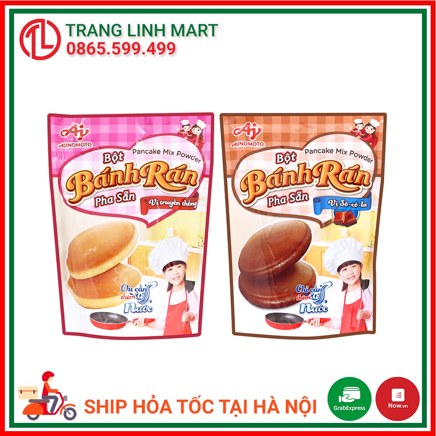 Bột bánh rán pha sẵn Ajinomoto các vị gói 200g