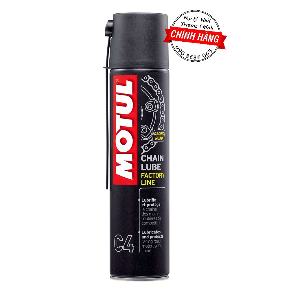 Dưỡng sên xịt sên bảo dưỡng sên Motul C4 400ml