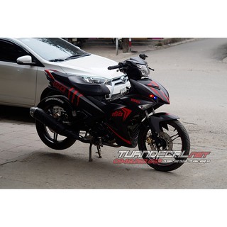 Tem Trùm Exciter 150 Monster Đen đỏ