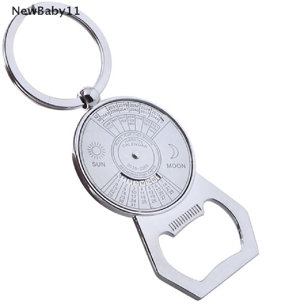 Móc Khóa Kiêm Đồ Khui Nắp Chai 50 Năm Màu Bạc