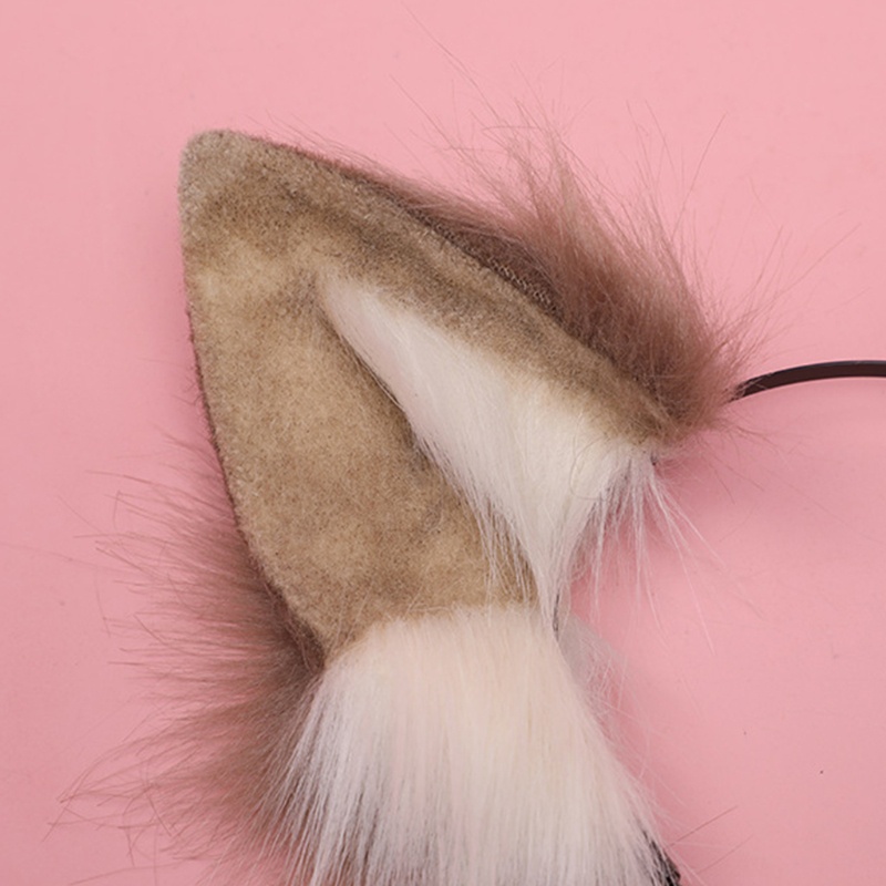 Băng Đô Tai Chó Có Lông Hóa Trang Lolita