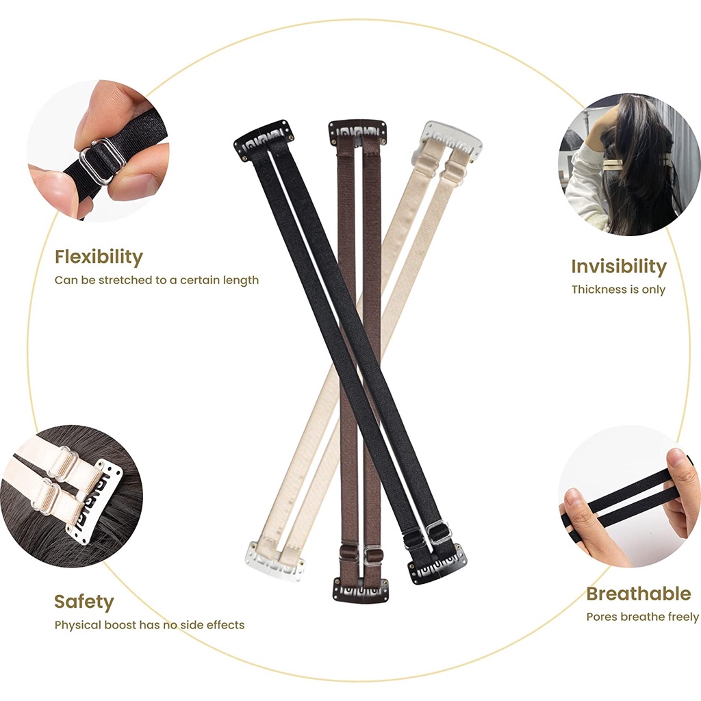 Băng Đô Co Giãn Tùy Chỉnh Giúp Làm Thon Gọn Khuôn Mặt Có Kẹp Tái Sử Dụng