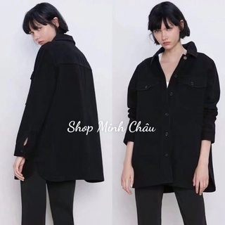 (Sẵn) Áo khoác jeans đuôi tôm Zarraa dư sịn