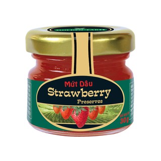 MỨT DÂU PRESERVES GOLDEN FARM 30G