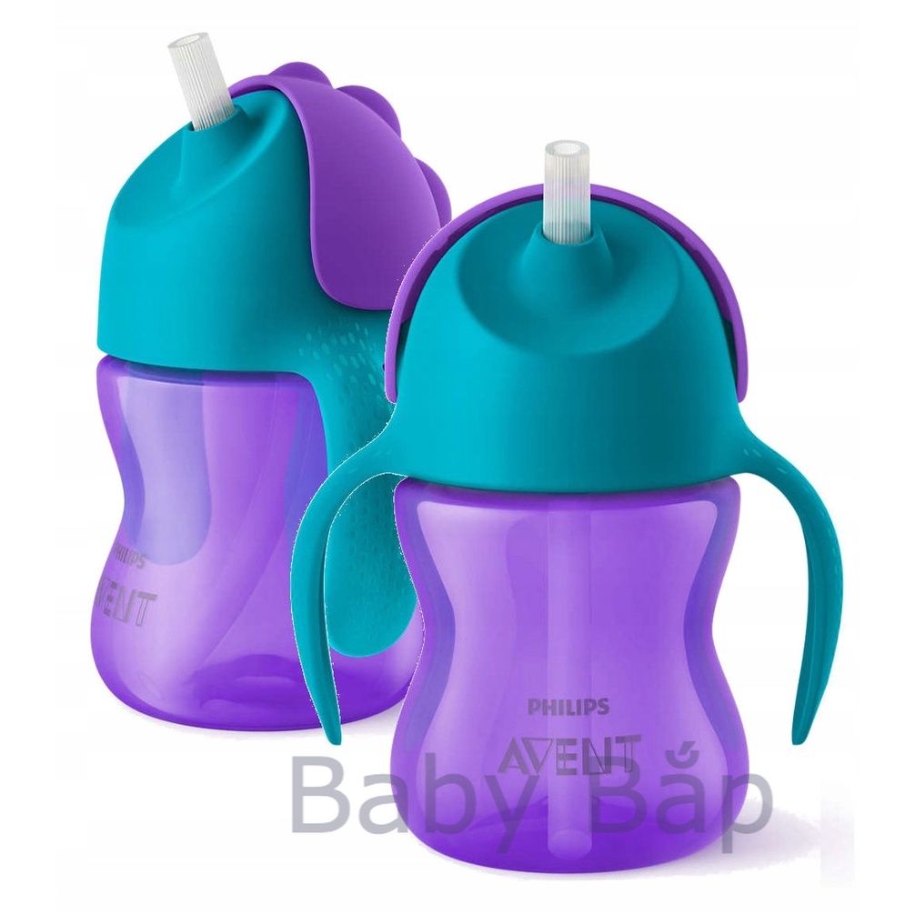 Bình tập uống bằng nhựa PP có ống hút Philips Avent (200ml / 7oz) cho bé từ 9 tháng tuổi SCF796.00