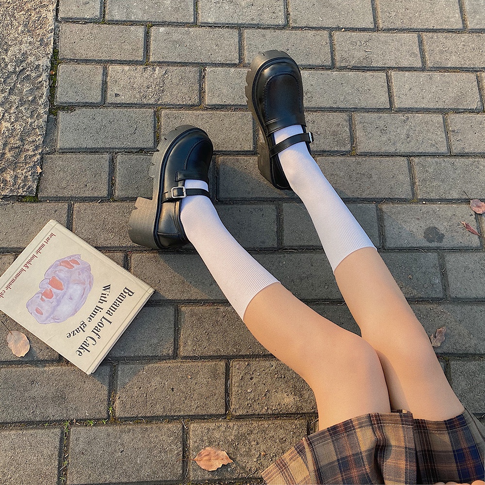 [SẴN] Giày Mary jane nữ sinh đế cao retro phong cách Hàn Quốc ulzzang neih.studio [110]