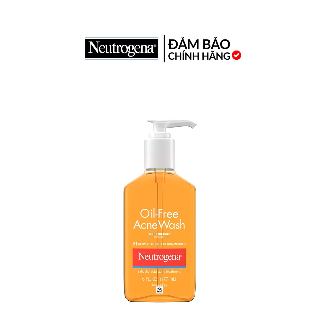 Sữa rửa mặt Neutrogena Oil Free Acne Wash 177ml