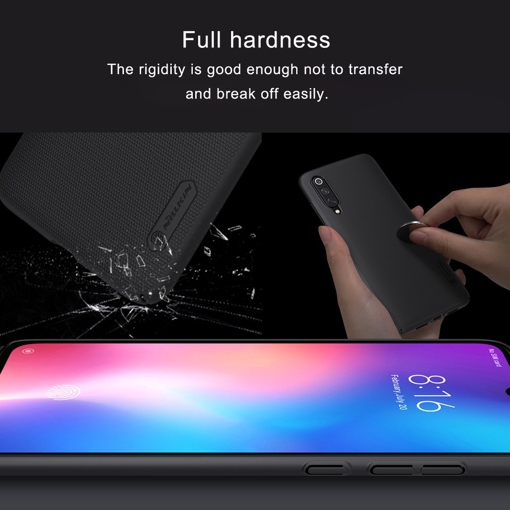 [Mã ELFLASH5 giảm 20K đơn 50K] ỐP LƯNG XIAOMI MI 9 - MI 9 EXPLORE NILLKIN NHỰA CỨNG CHÍNH HÃNG HÀNG CHUẨN