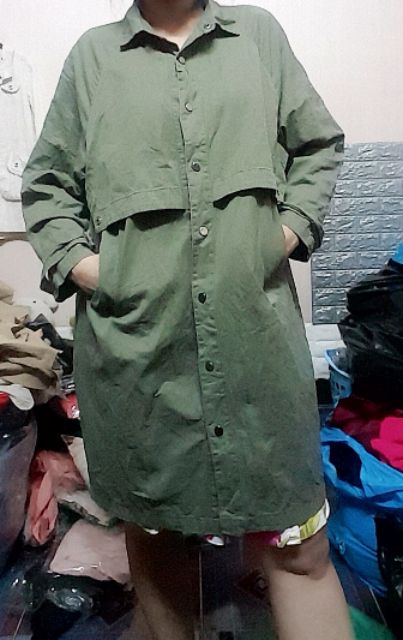 Thanh lý áo khoác măng tô size L