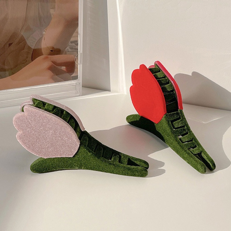 Kẹp Tóc Hình Hoa Tulip Xinh Xắn Cho Mẹ Và Bé