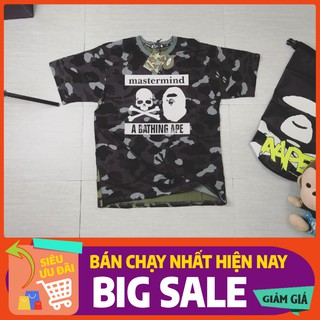 Áo thun bape collab mastermind - tee bape neighborhood