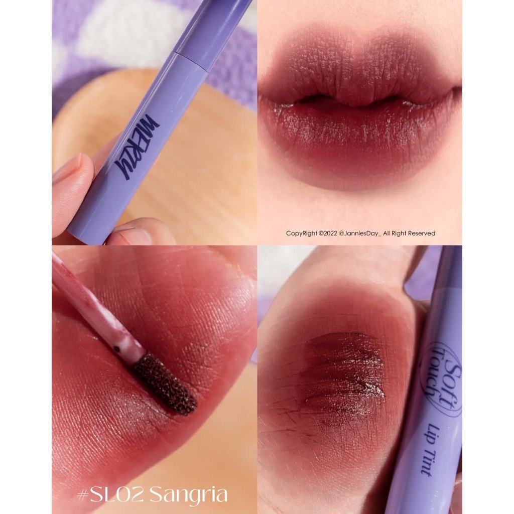 Son Kem Siêu Lì, Siêu Mịn Môi Hàn Quốc Merzy Soft Touch Lip Tint 3g