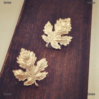 (Eetmo) Fashion Clothes Accessories Leaf Brooch Pins Chic Vintage Brooches Scarf Buckles