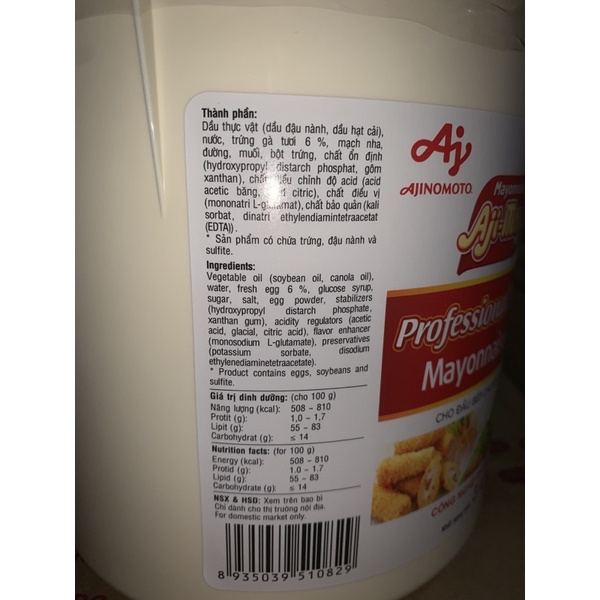 Aji-Mayo (sốt Mayonnaise 3kg) chính hãng