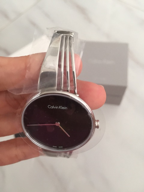 Đồng hồ nữ CK chính hãng - xách tay mỹ - máy made swiss