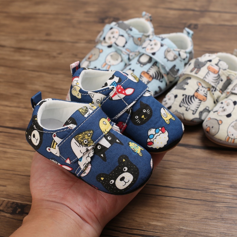 Giày Cao Su Mềm Chống Trượt Dễ Thương Cho Bé Sơ Sinh 0-18 Tháng Tuổi