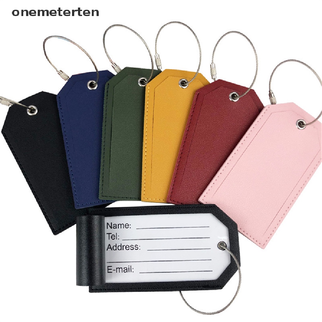 Thẻ hành lý bằng da PU cho du lịch