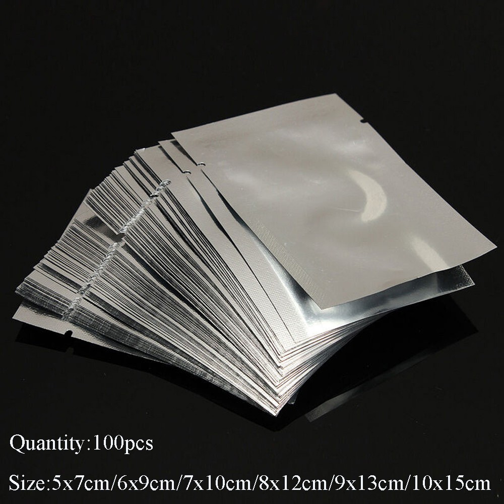 Set 100 Túi Nhôm Đựng Thực Phẩm Chống Thấm Nước Tiện Dụng