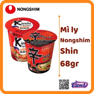 (2 loại) Mì ly Nongshim 68gr