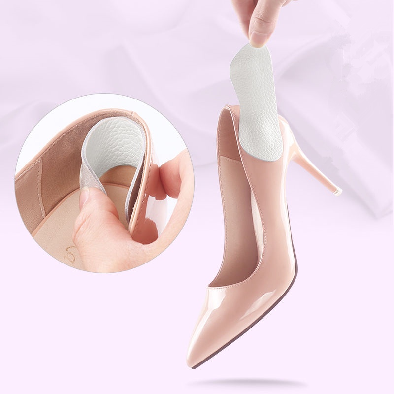 1 Cặp Miếng Lót Gót Chân Bằng Da PU Chống Mòn Tiện Dụng