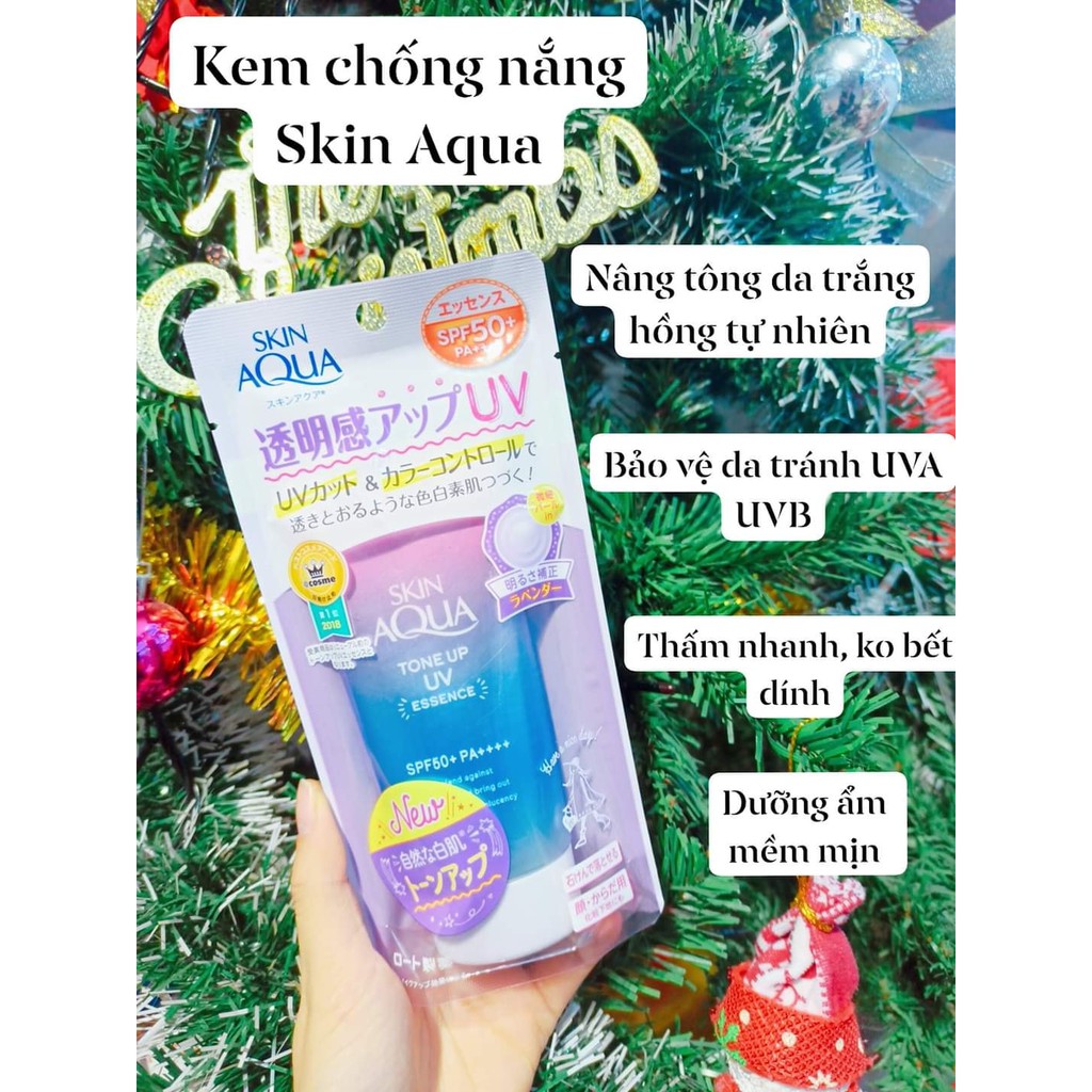 Kem chống nắng SKIN AQUA Tone Up UV SPF 50+ PA++++ 80gr