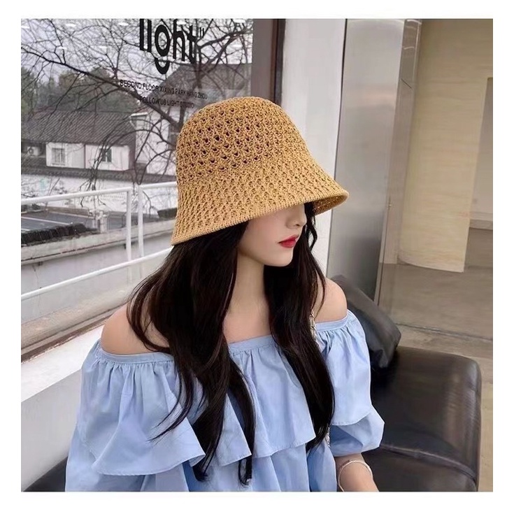 Nón cói tai bèo vành nhỏ dáng cụp xinh xắn