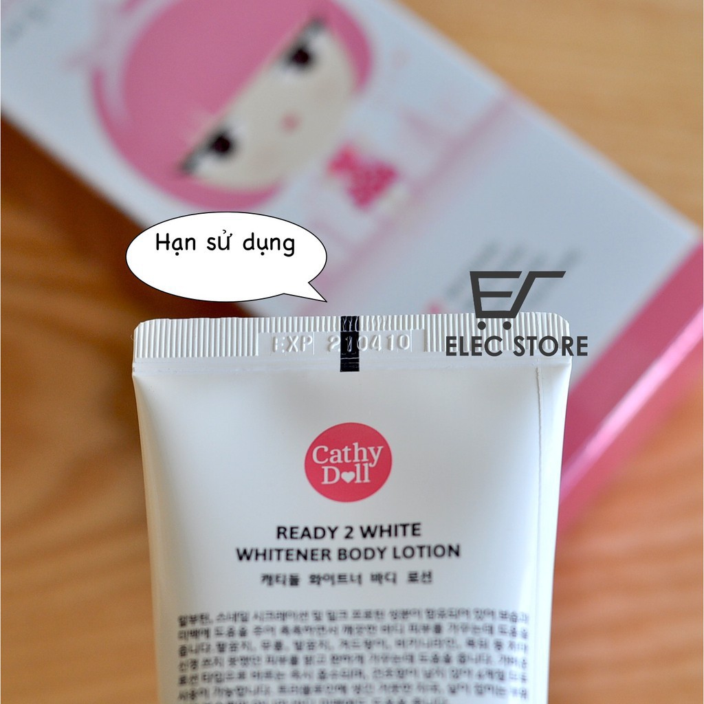 Sữa dưỡng thể trắng da Cathy Doll  Ready 2 White 150ml Thái Lan