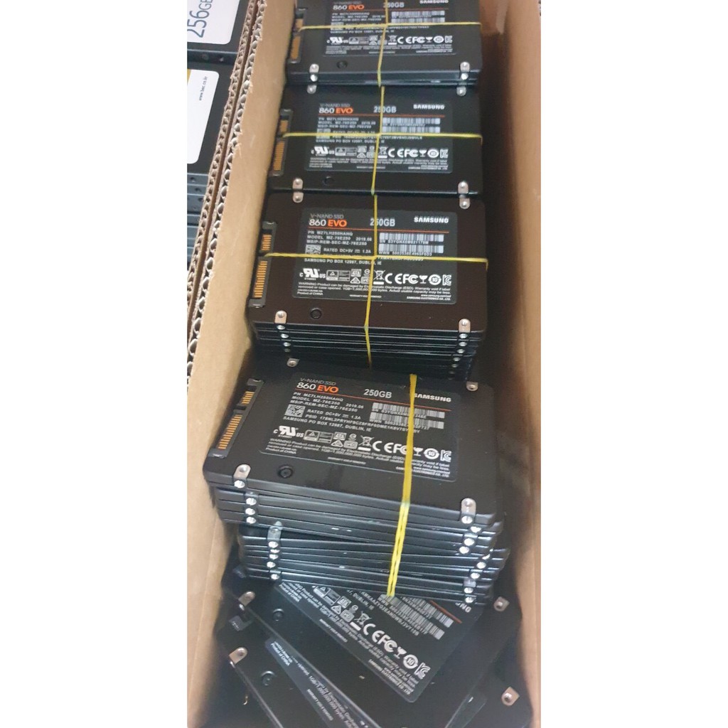 SSD Samsung 860 Evo 250Gb SATA3 (đọc: 550MB/s /ghi: 520MB/s) tháo máy KOREA đẹp như mới | BigBuy360 - bigbuy360.vn