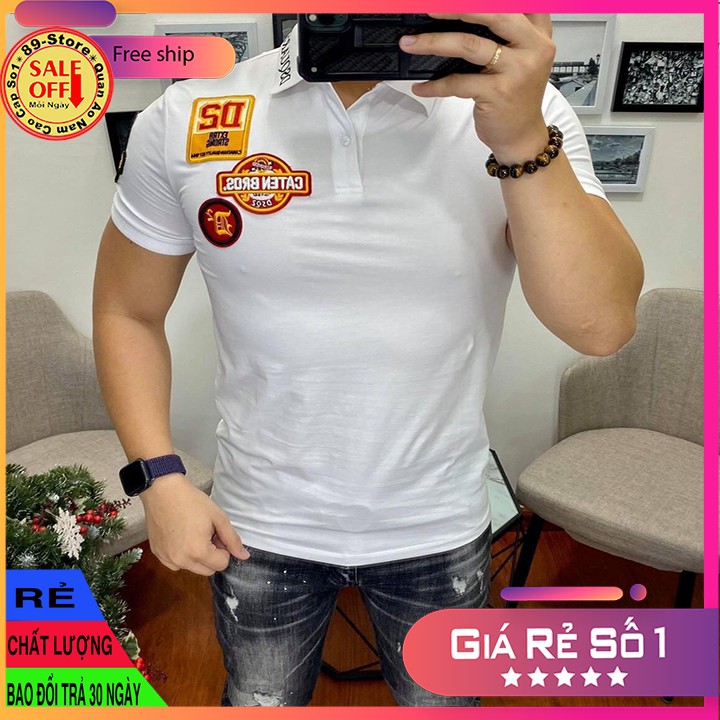 Áo Thun Nam Tay Ngắn Có Cổ Cao Cấp Thích Hợp Moi Lứa Tuổi Cam Kết Về Chất Lượng 🌟GIÁ RẺ NHẤT🌟