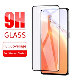 Kính Cường Lực 9H Toàn Màn Hình Cho Xiaomi Mi 11 12 Lite 12T 10t 9t Poco X5 X3 F3 M3 Redmi Note 12 11 9 9s 8 7 10 Pro