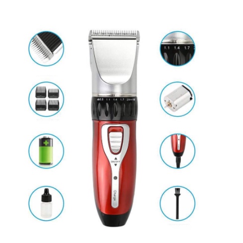 NHIỀU QUÀ TẶNG Tông đơ cắt tóc người lớn, hớt tóc Jichen - 0817 đa năng