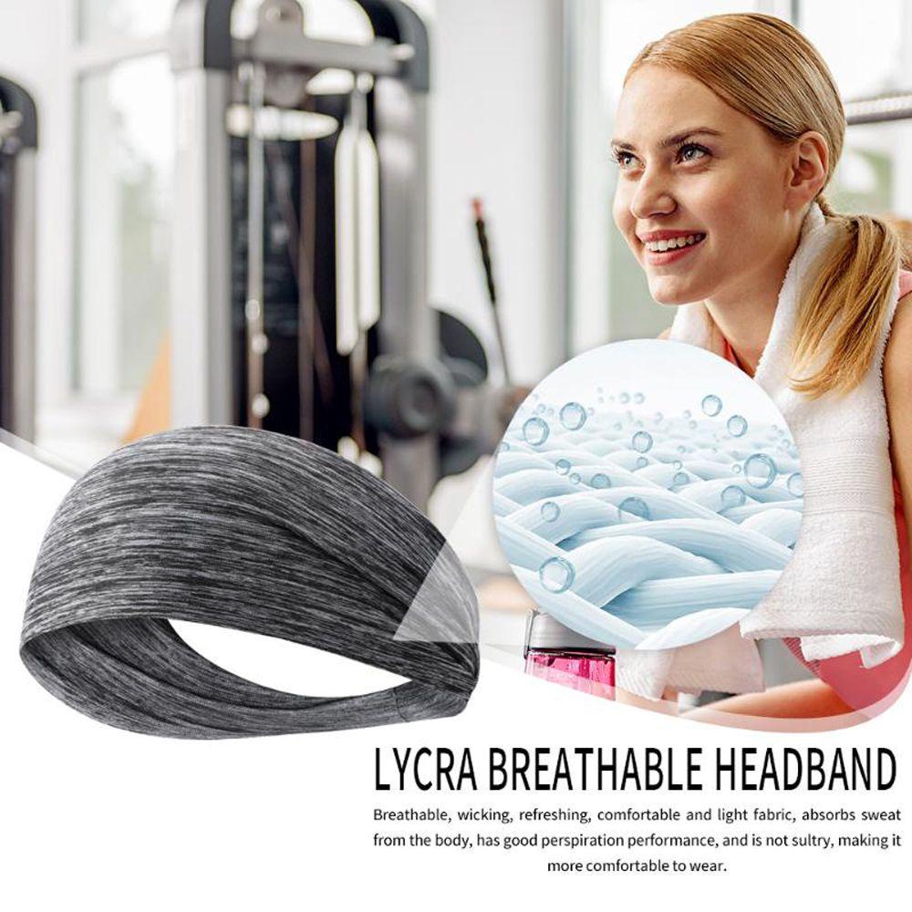 Băng Đô Turban Co Giãn Thoáng Khí Thấm Hút Mồ Hôi Cho Tập Thể Thao