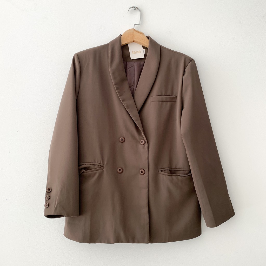 Áo Blazer Nữ New Fw20 Silk Blazer Suit HQ2651 | Lana Official