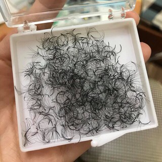 [Hộp 1000 gốc] Fan 3D chất mi đen xòe đều, chân keo thấp như ảnh đủ độ cong C CC D