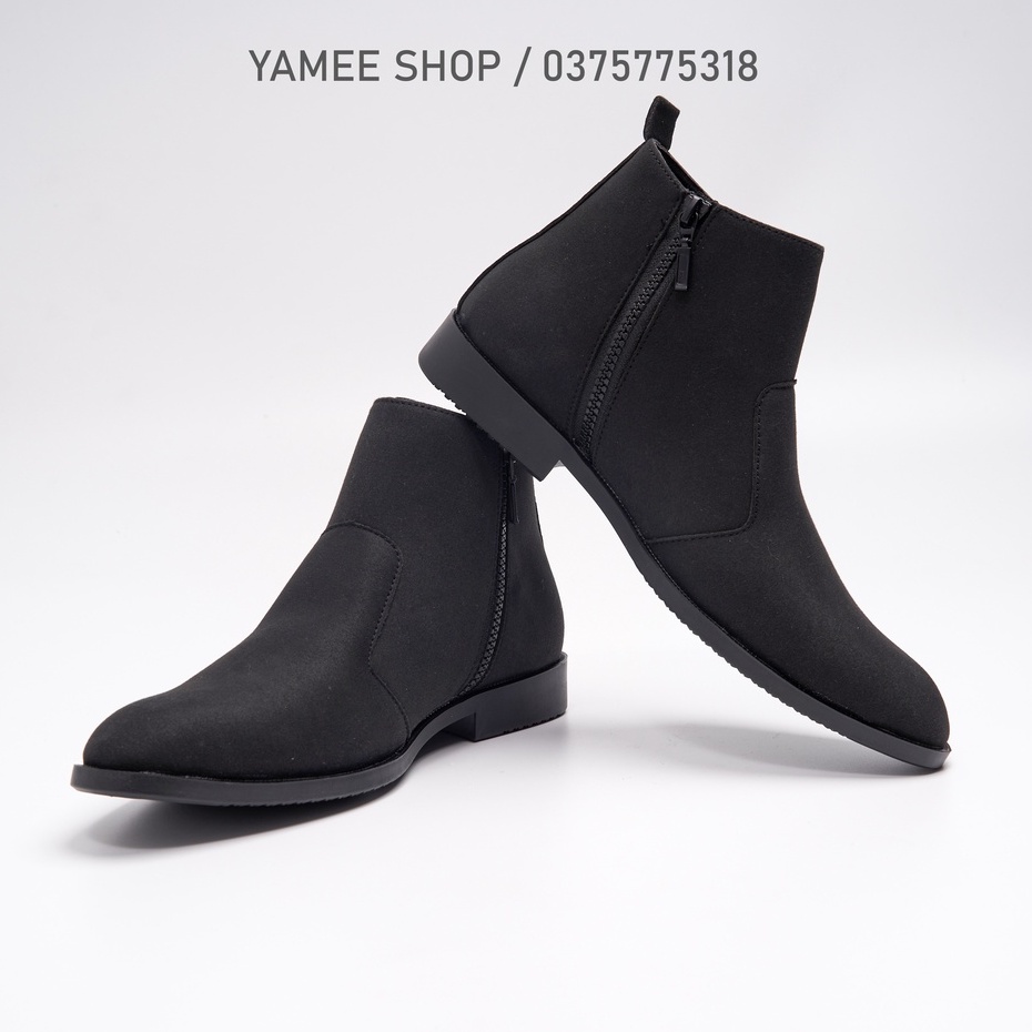 Giày Chelsea Boots Classic da lộn, cổ khóa, đế khâu chắc chắn | BigBuy360 - bigbuy360.vn