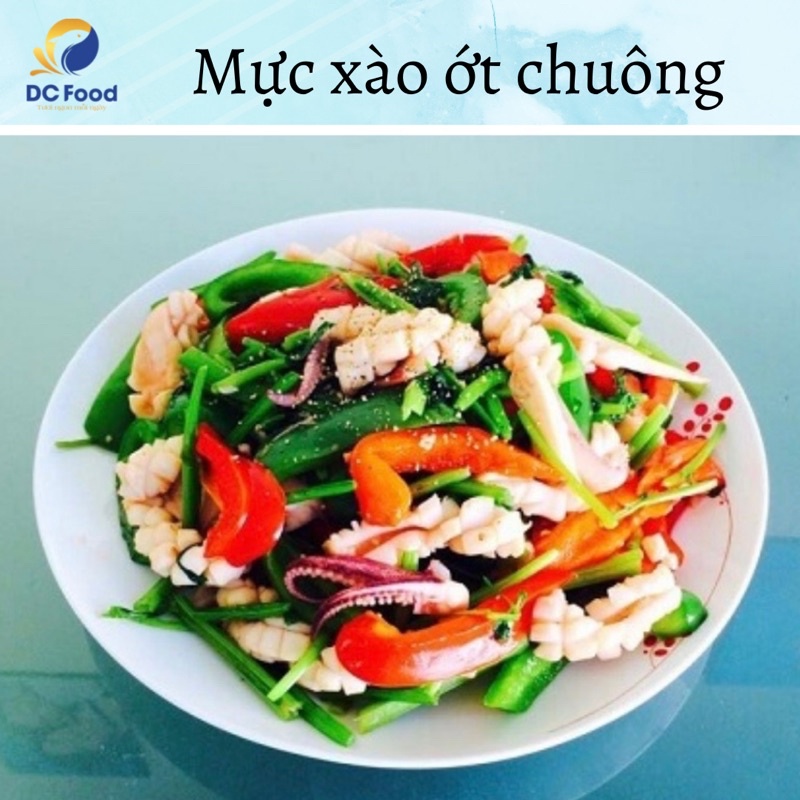 Mực Ống 38-40con/kg, vỉ 500g. Hàng tươi sống được cấp đông -18 độ.