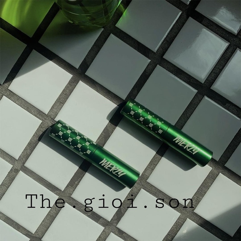 Son kem lì Merzy The First Velvet tint V6 Green